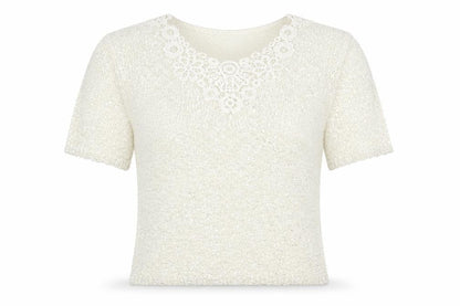 eliagabeth scott Womens White   Pullover Jumper Size S  - Size S-M