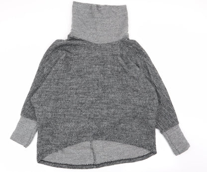 Womens UK Size L Preworn Grey Pullover Jumper