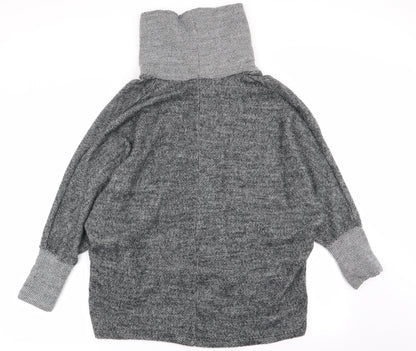 Womens UK Size L Preworn Grey Pullover Jumper