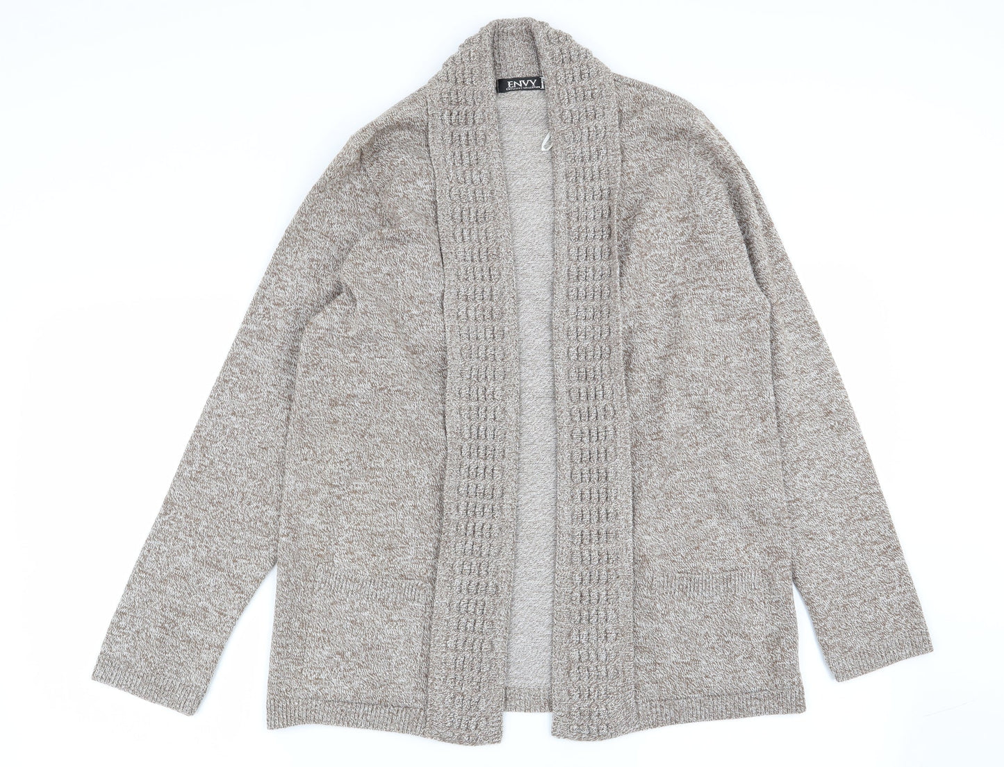 Envy Womens Brown   Cardigan Jumper Size S  - Size S-M