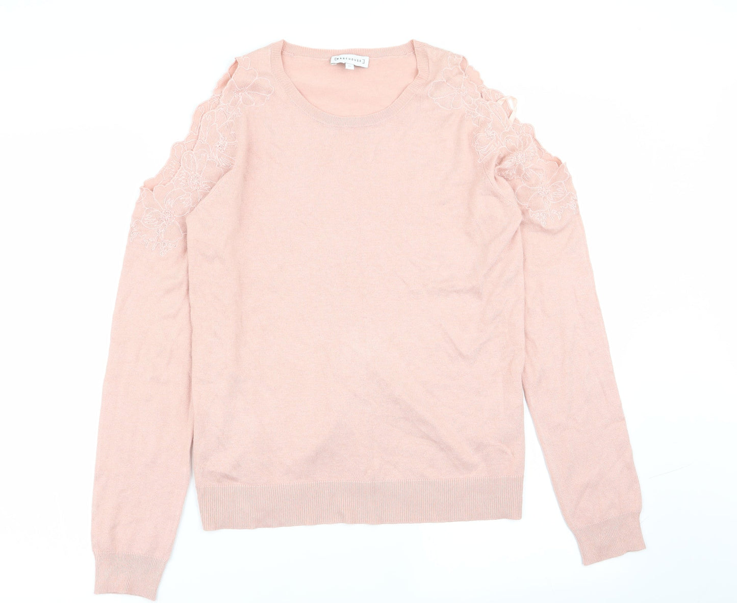 Womens UK Size 12 Warehouse Pink Pullover Jumper