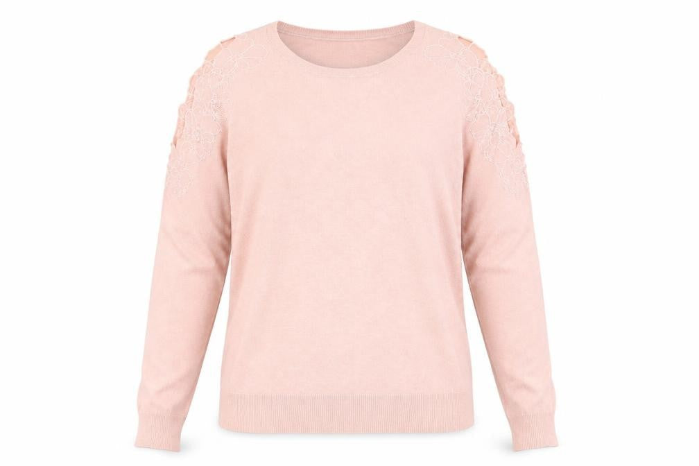 Womens UK Size 12 Warehouse Pink Pullover Jumper