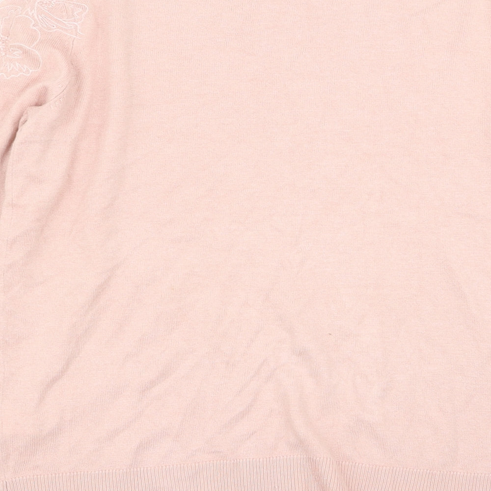 Womens UK Size 12 Warehouse Pink Pullover Jumper