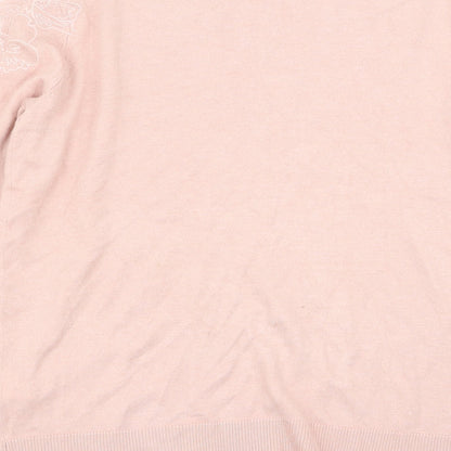Womens UK Size 12 Warehouse Pink Pullover Jumper
