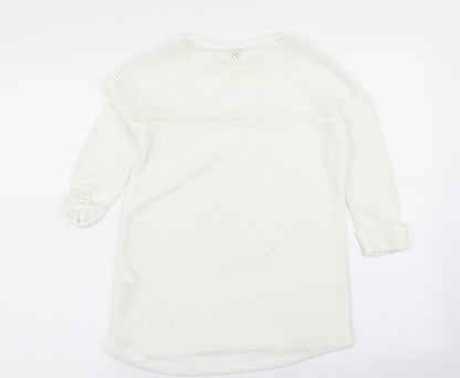 River Island Womens White   Basic T-Shirt Size 6