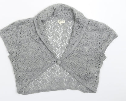 Zengara Womens Grey  Knit Vest Jumper Size 16