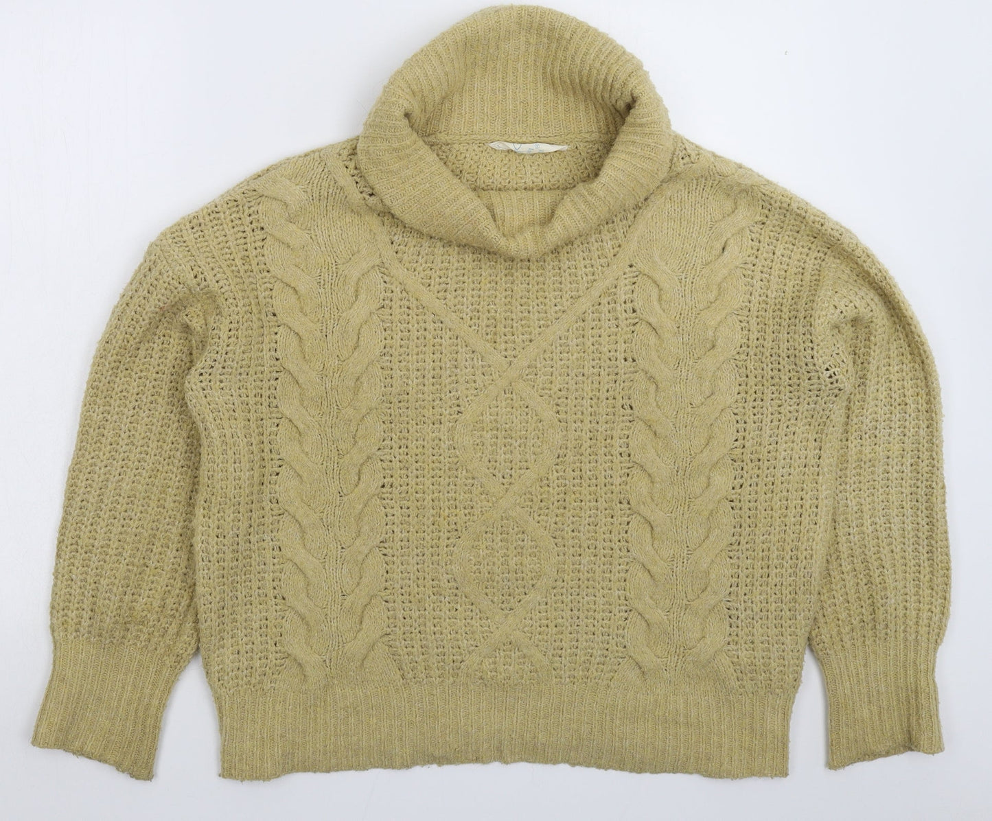 Primark Womens Beige  Knit Pullover Jumper Size 12