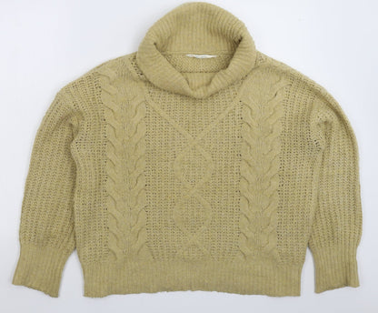 Primark Womens Beige  Knit Pullover Jumper Size 12