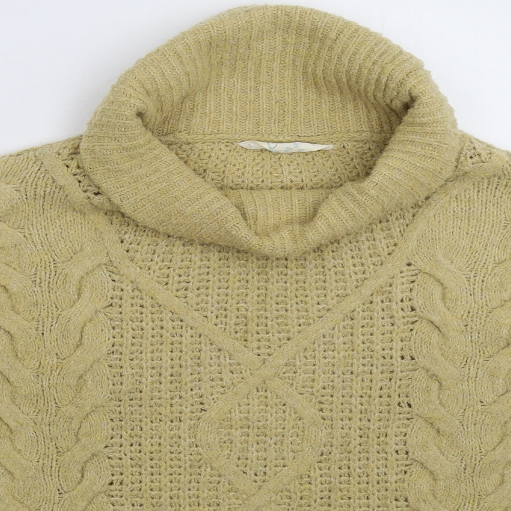 Primark Womens Beige  Knit Pullover Jumper Size 12