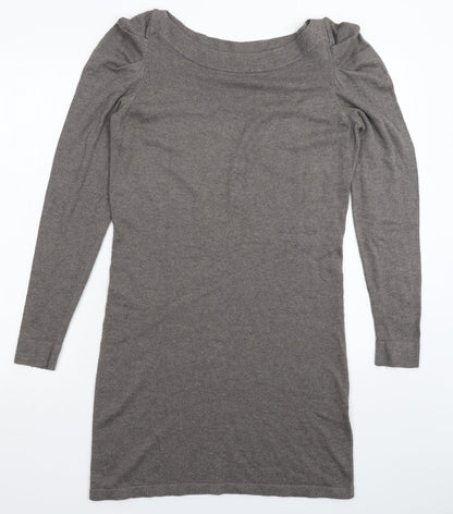 Womens UK Size 14 Warehouse Grey Pullover Jumper