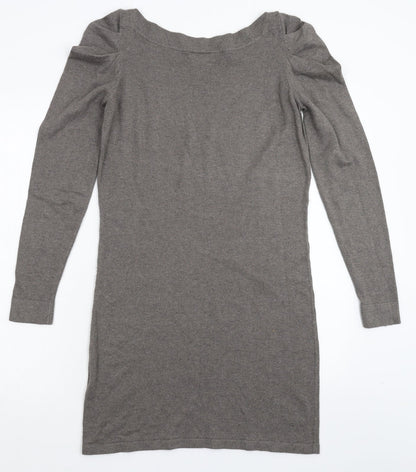 Womens UK Size 14 Warehouse Grey Pullover Jumper
