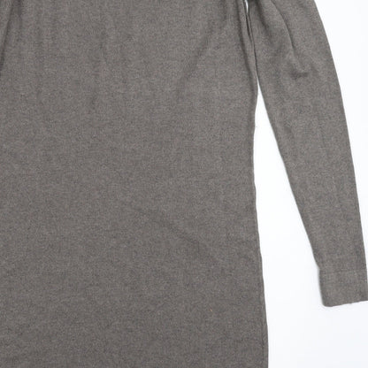 Womens UK Size 14 Warehouse Grey Pullover Jumper