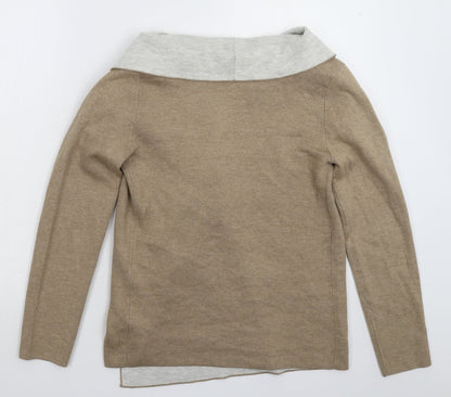 Primark Womens Grey  Knit Cardigan Jumper Size 8