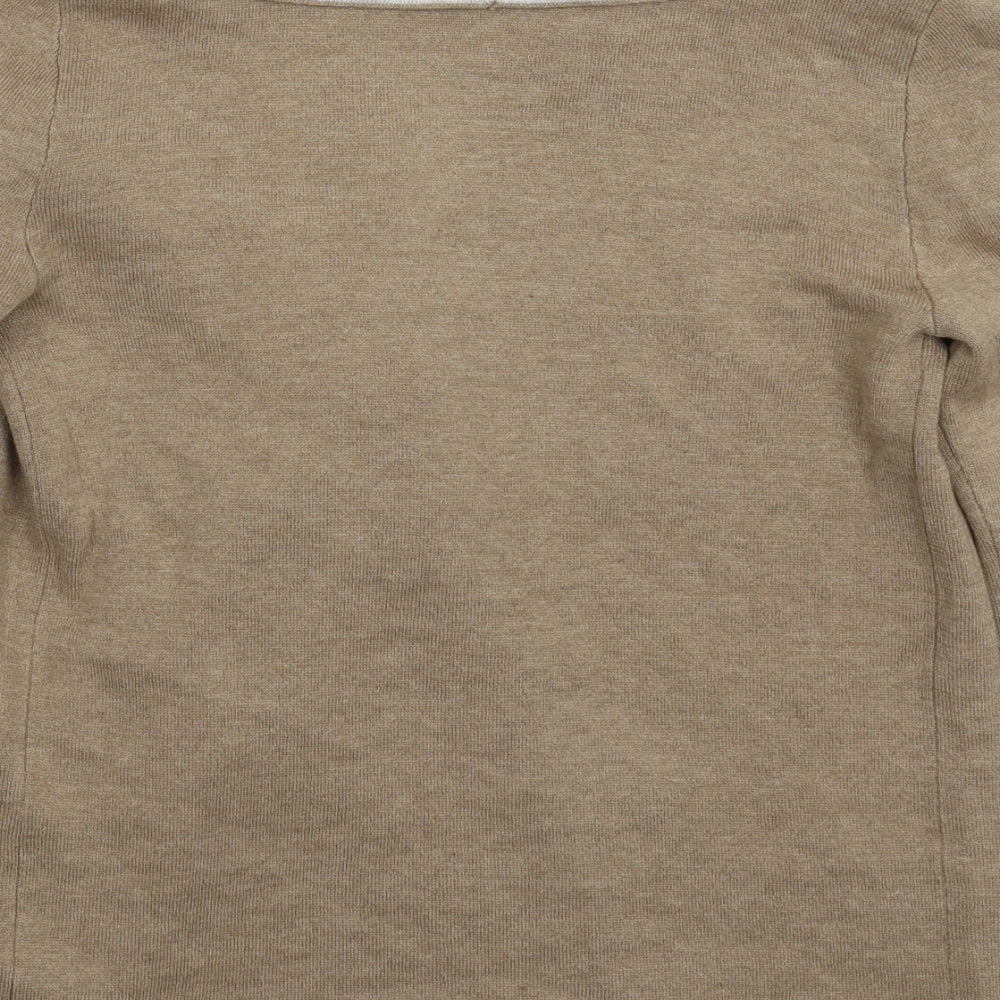 Primark Womens Grey  Knit Cardigan Jumper Size 8