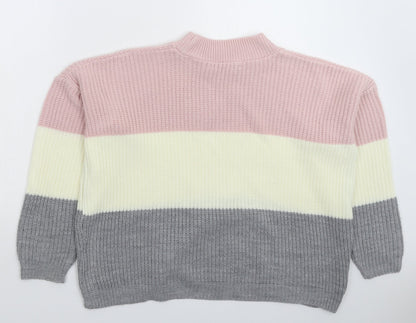 Womens UK Size 14 Select Multicoloured Pullover Jumper