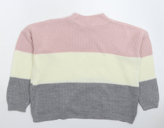 Womens UK Size 14 Select Multicoloured Pullover Jumper
