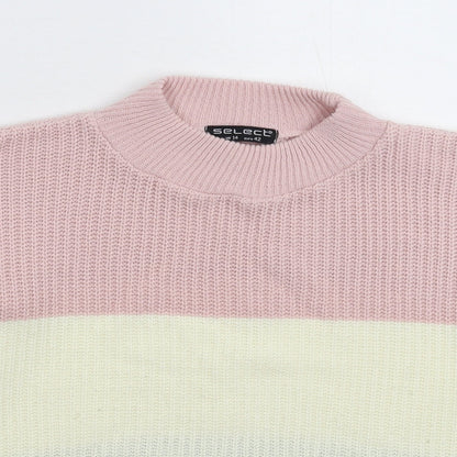 Womens UK Size 14 Select Multicoloured Pullover Jumper