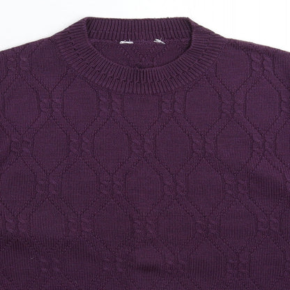 Womens UK Size 20 Happit Purple Pullover Jumper
