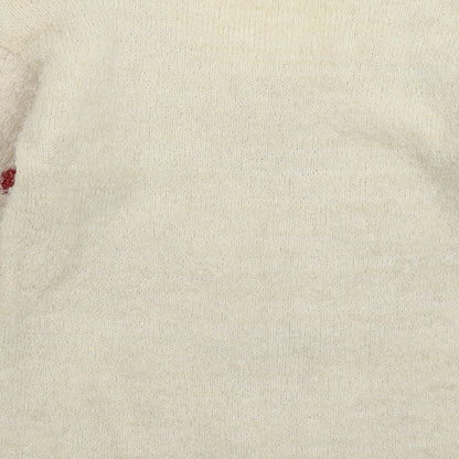 George Womens White  Knit Pullover Jumper Size 10