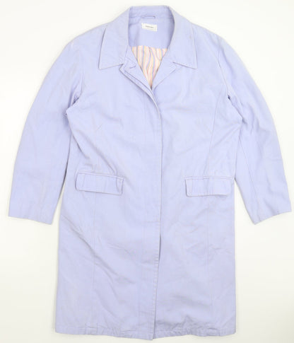 Womens UK Size 16 Agenda Blue Overcoat