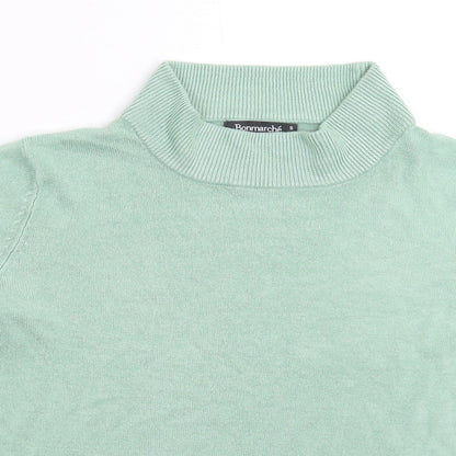 Womens UK Size S Bonmarché Green Pullover Jumper