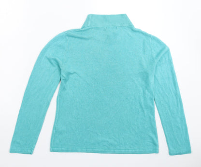 Womens UK Size S BM Green Pullover Jumper