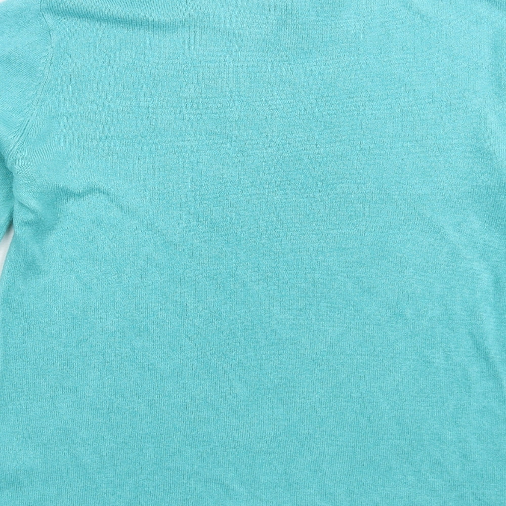 Womens UK Size S BM Green Pullover Jumper