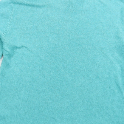 Womens UK Size S BM Green Pullover Jumper