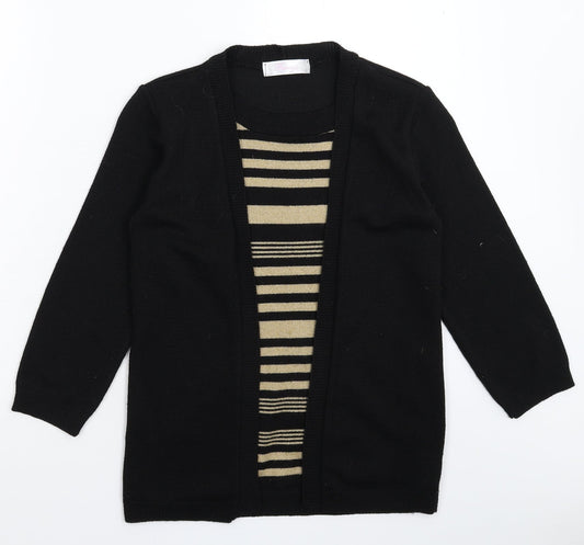 Womens UK Size S Fabrizio Black Pullover Jumper