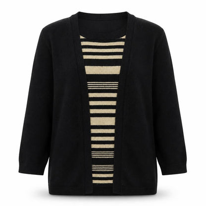 Womens UK Size S Fabrizio Black Pullover Jumper
