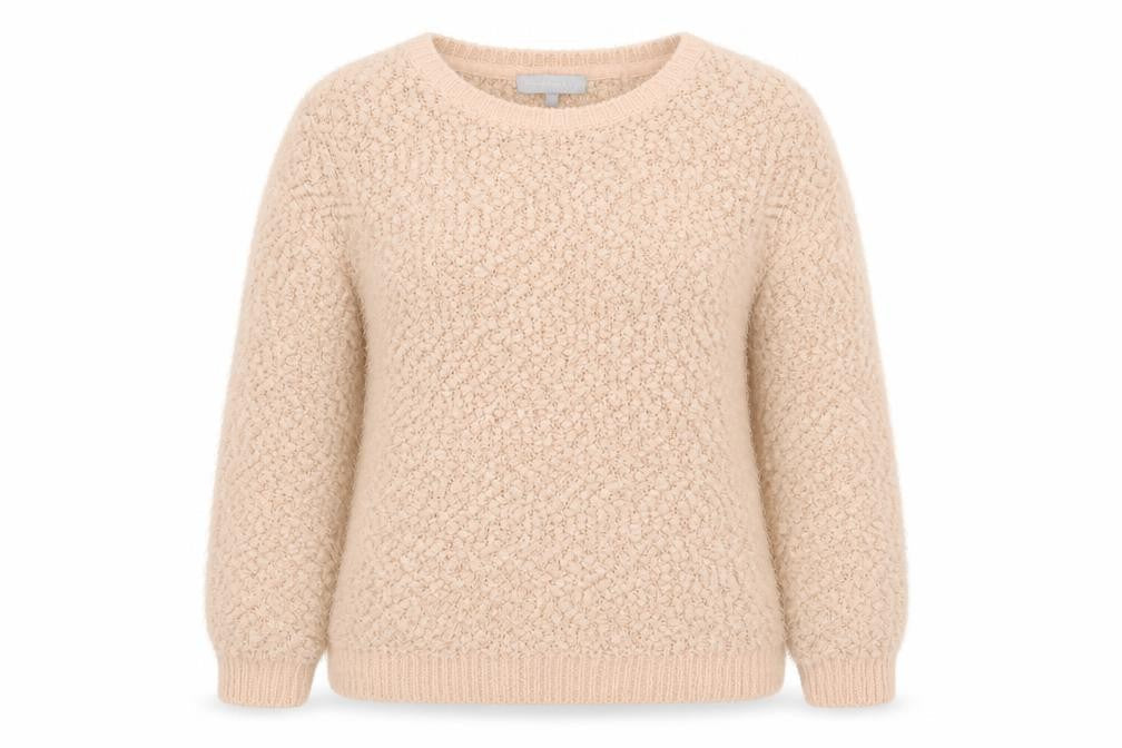 Womens UK Size 12 Red Herring Beige Pullover Jumper