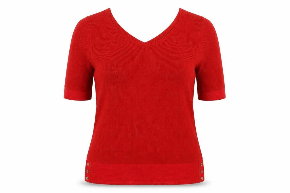 Womens UK Size 12 Per Una Red Pullover Jumper