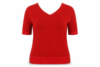 Womens UK Size 12 Per Una Red Pullover Jumper