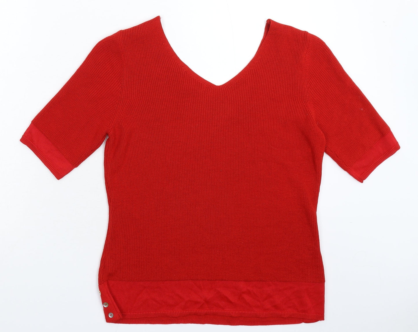 Womens UK Size 12 Per Una Red Pullover Jumper