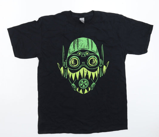 Gildan Boys Black   Basic T-Shirt Size XL
