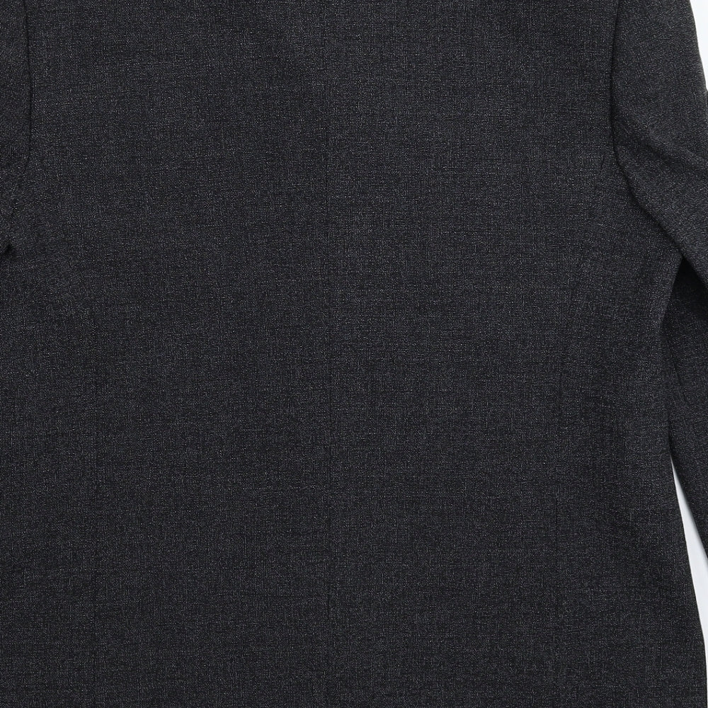 Basler Women's Grey Button Suit Jacket Size 16