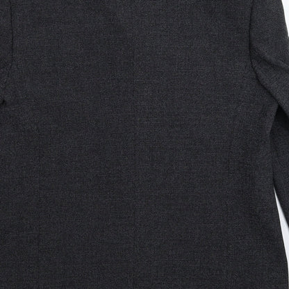 Basler Women's Grey Button Suit Jacket Size 16