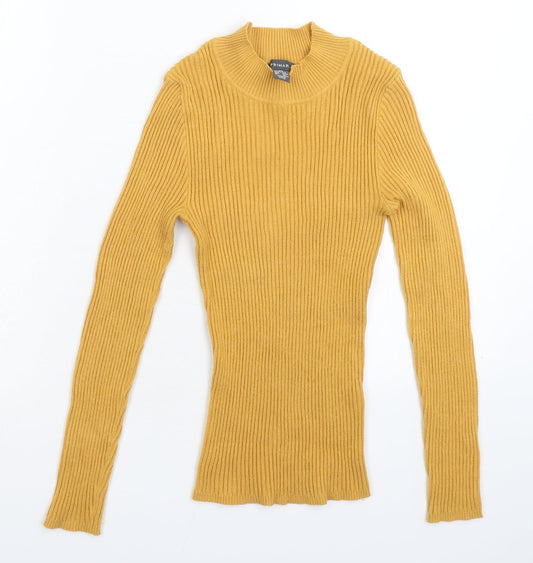Primark Womens Beige  Knit Pullover Jumper Size 8