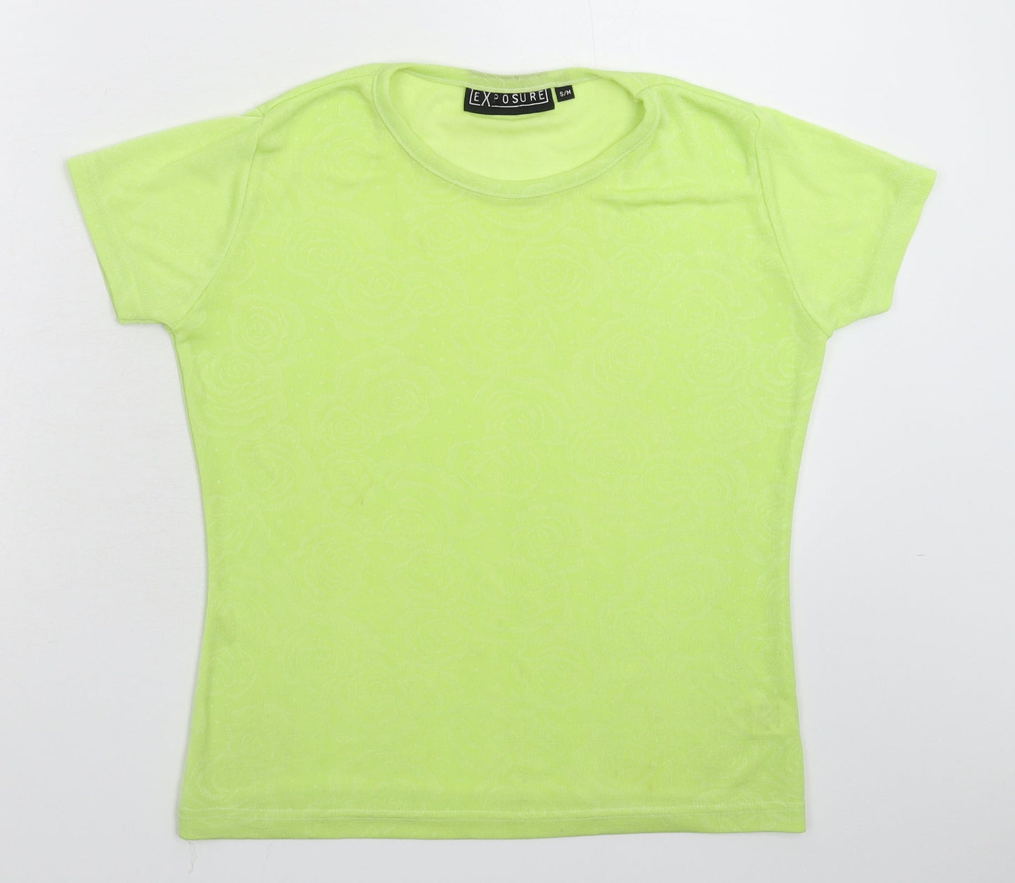 Exposure Womens Green   Basic T-Shirt Size M