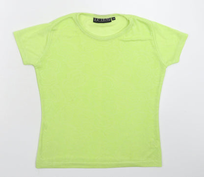 Exposure Womens Green   Basic T-Shirt Size M