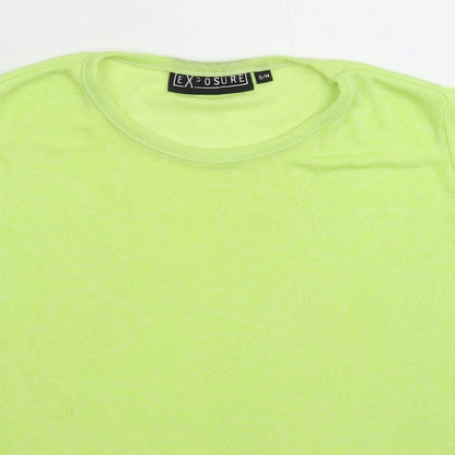 Exposure Womens Green   Basic T-Shirt Size M