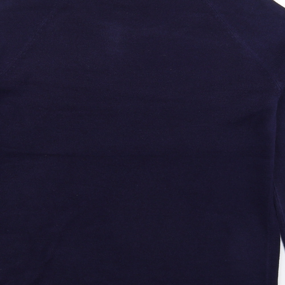 TU Womens Blue  Knit Pullover Jumper Size 12