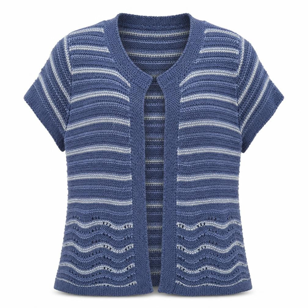 Womens UK Size L Anna Rose Blue Cardigan Jumper