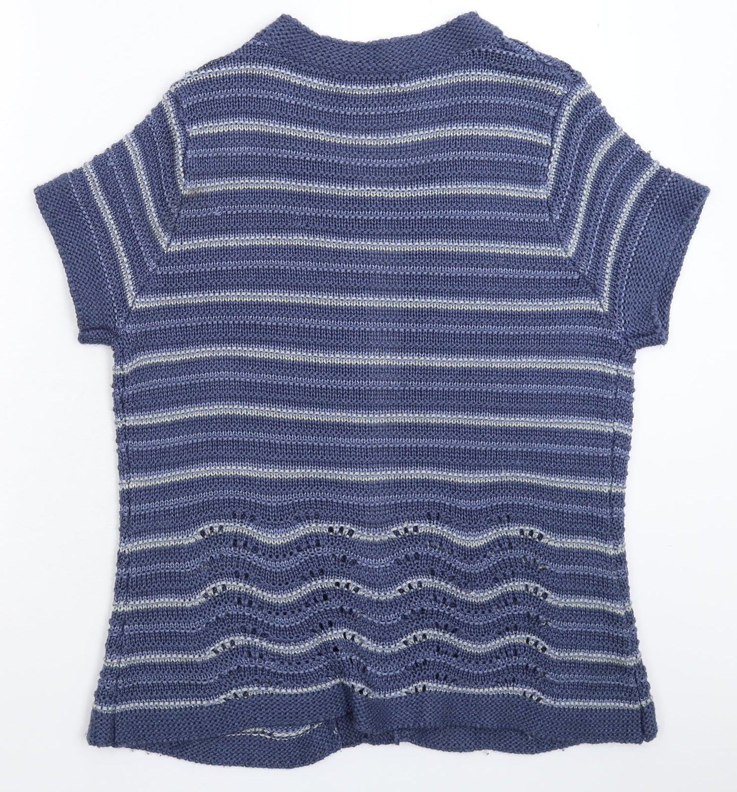 Womens UK Size L Anna Rose Blue Cardigan Jumper