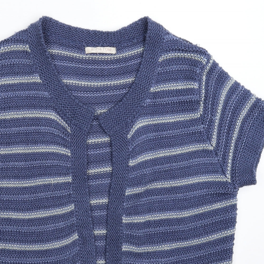 Womens UK Size L Anna Rose Blue Cardigan Jumper