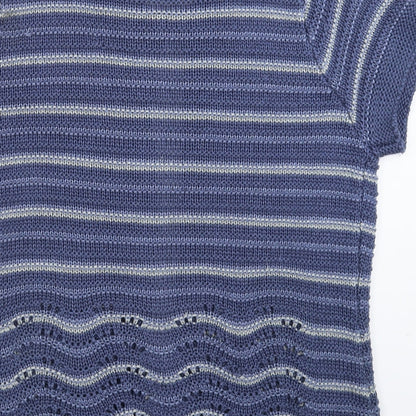 Womens UK Size L Anna Rose Blue Cardigan Jumper
