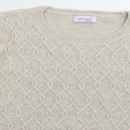 Womens UK Size 14 Per Una Grey Pullover Jumper