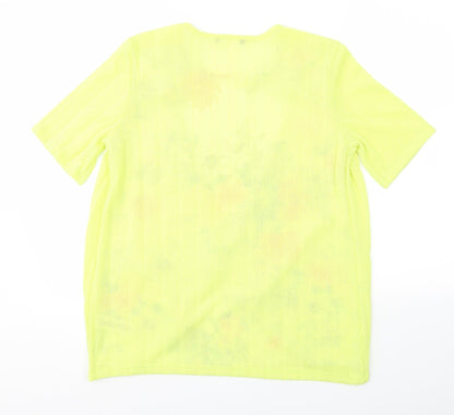 Womens UK Size 14 Preworn Multicoloured Basic Blouse