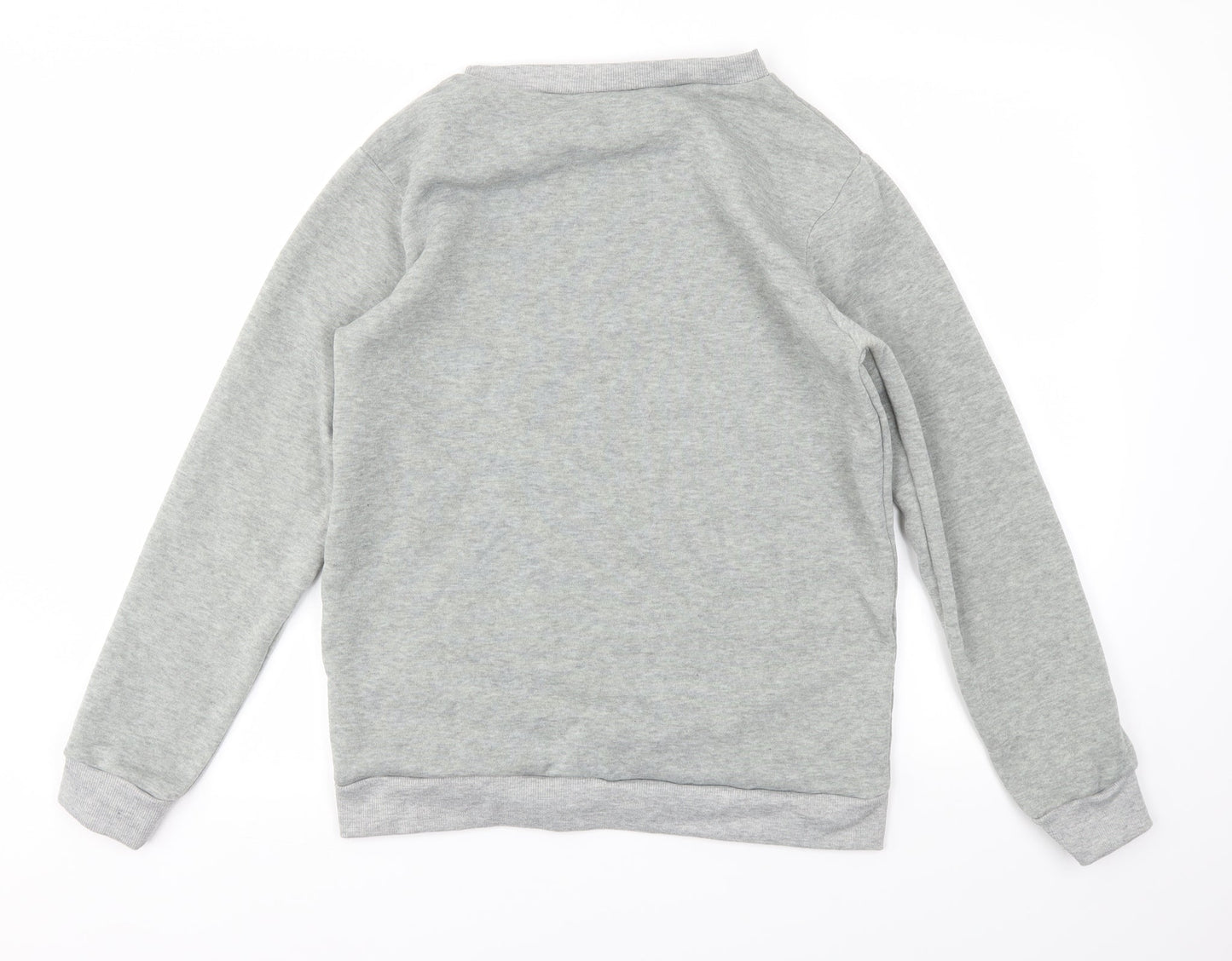 Womens UK Size L Preworn Grey Pullover Jumper