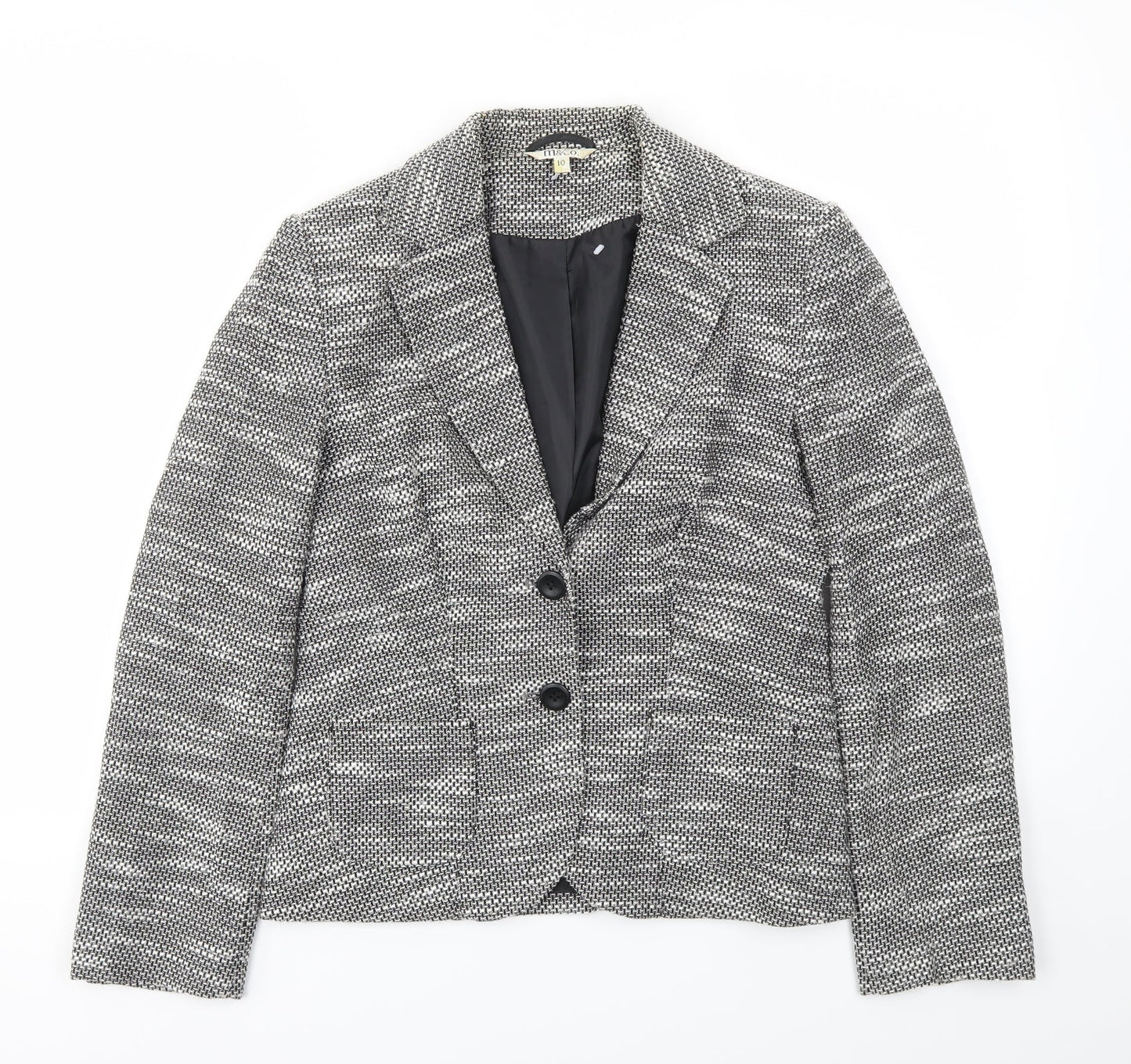 M&Co Womens Black   Jacket Blazer Size 10